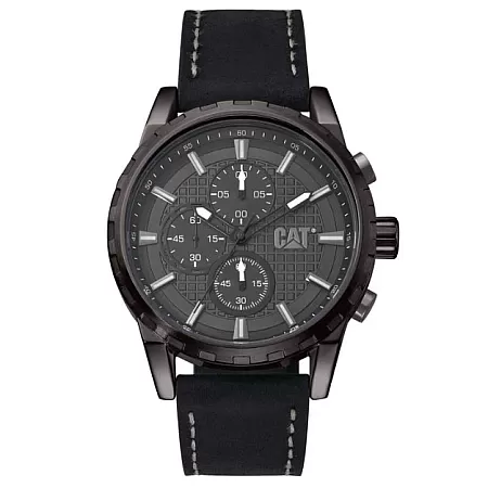 ΡΟΛΟΙ CATERPILLAR  NR15334521 CATERPILLAR Architect Black Leather Strap