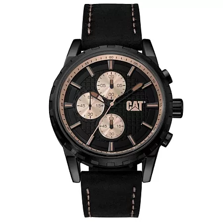 ΡΟΛΟΙ CATERPILLAR  NR16334129 CATERPILLAR Architect Black Leather Strap