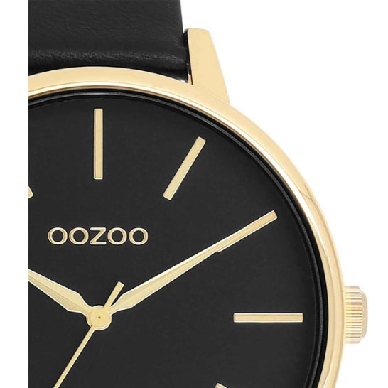 ΡΟΛΟΙ OOZOO  C11294 OOZOO Timepieces Black Leather Strap