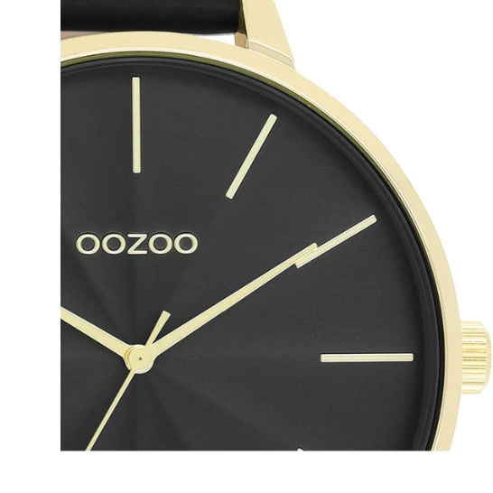 ΡΟΛΟΙ OOZOO  C11259 OOZOO Timepieces Black Leather Strap