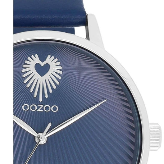 ΡΟΛΟΙ OOZOO  C11243 OOZOO Timepieces Blue Leather Strap