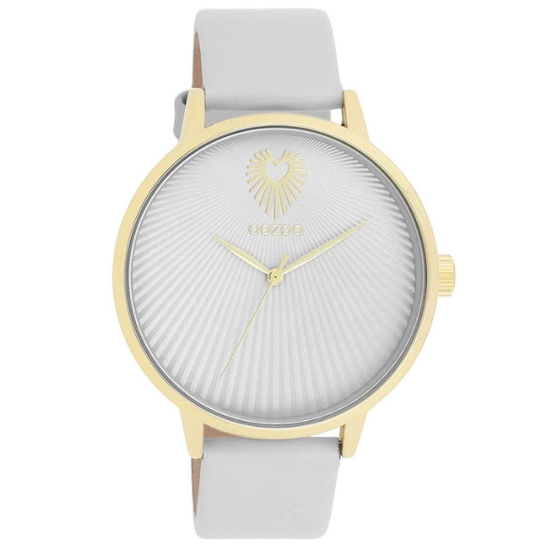 ΡΟΛΟΙ OOZOO  C11240 OOZOO Timepieces Grey Leather Strap