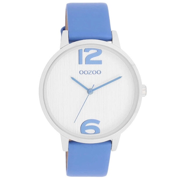 ΡΟΛΟΙ OOZOO  C11235 OOZOO Timepieces Light Blue Leather Strap