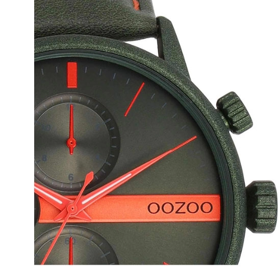 ΡΟΛΟΙ OOZOO  C11227 OOZOO Timepieces Green Leather Strap