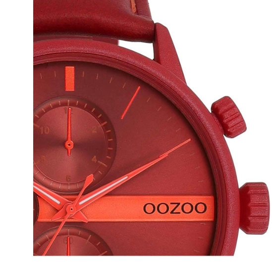ΡΟΛΟΙ OOZOO  C11226 OOZOO Timepieces Bordeaux Leather Strap