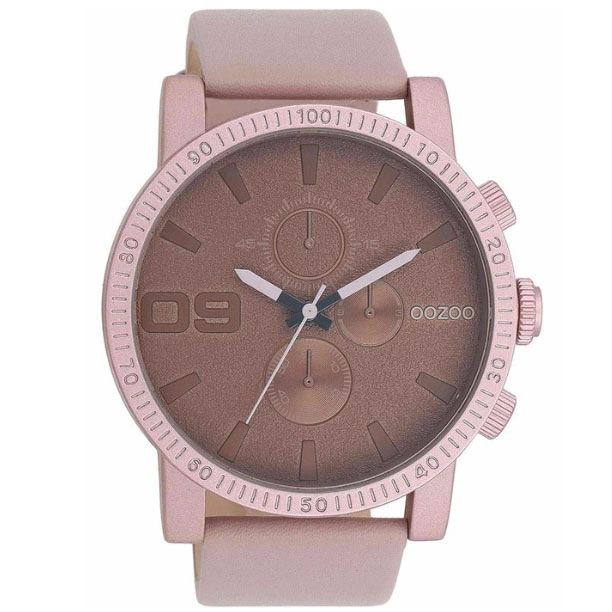 ΡΟΛΟΙ OOZOO  C11218 OOZOO Timepieces Pink Leather Strap