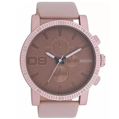 ΡΟΛΟΙ OOZOO  C11218 OOZOO Timepieces Pink Leather Strap