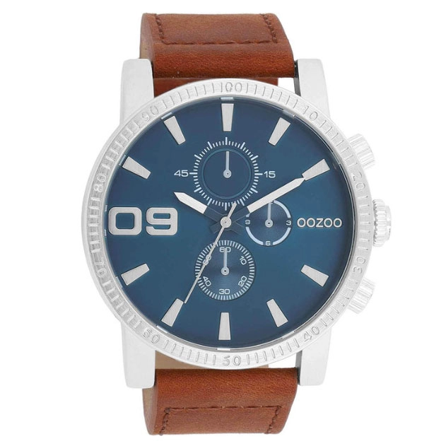 ΡΟΛΟΙ OOZOO  C11210 OOZOO Timepieces Brown Leather Strap