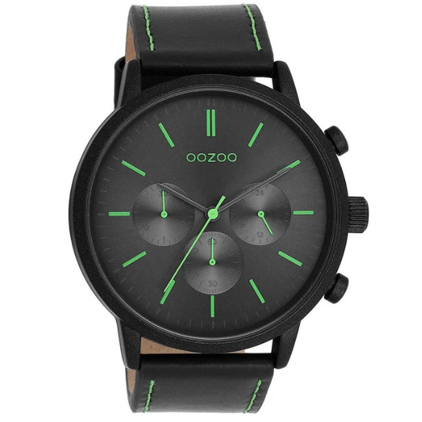 ΡΟΛΟΙ OOZOO  C11203 OOZOO Timepieces Black Leather Strap