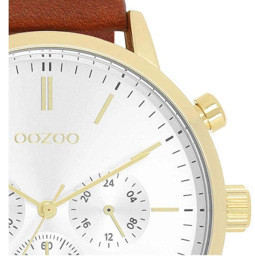 ΡΟΛΟΙ OOZOO  C11201 OOZOO Timepieces Brown Leather Strap