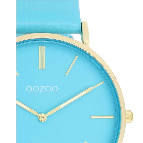 ΡΟΛΟΙ OOZOO  C20323 OOZOO Vintage Light Blue Leather Strap