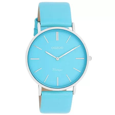ΡΟΛΟΙ OOZOO  C20322 OOZOO Vintage Light Blue Leather Strap