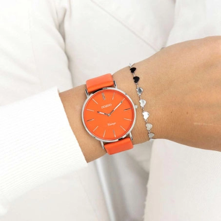 ΡΟΛΟΙ OOZOO  C20320 OOZOO Vintage Orange Leather Strap
