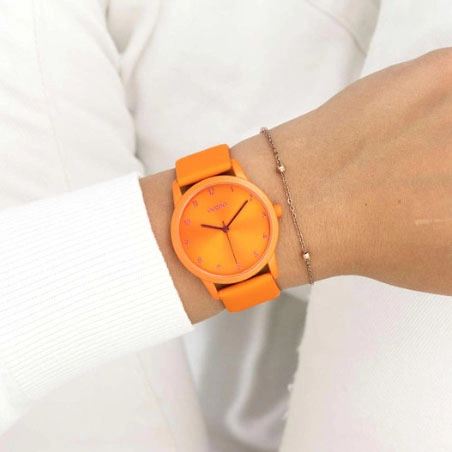 ΡΟΛΟΙ OOZOO  C11171 OOZOO Timepieces Orange Leather Strap