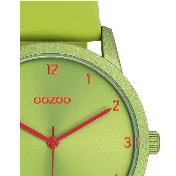 ΡΟΛΟΙ OOZOO  C11169 OOZOO Timepieces Green Leather Strap
