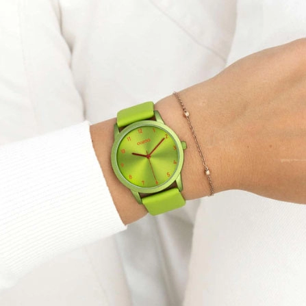 ΡΟΛΟΙ OOZOO  C11169 OOZOO Timepieces Green Leather Strap