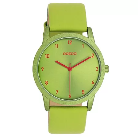 ΡΟΛΟΙ OOZOO  C11169 OOZOO Timepieces Green Leather Strap