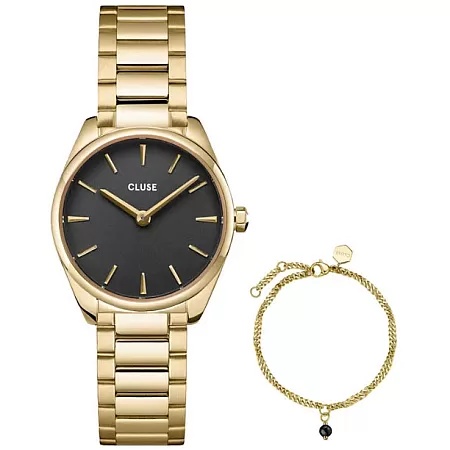 ΡΟΛΟΙ CLUSE CG11701 CLUSE Feroce Mini Gold Stainless Steel Bracelet Gift Set