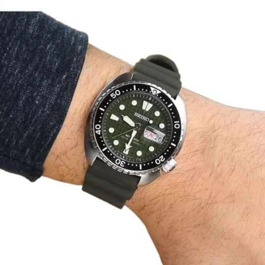 ΡΟΛΟΙ SEIKO SRPE05K1 SEIKO Prospex Automatic Khaki Rubber Strap