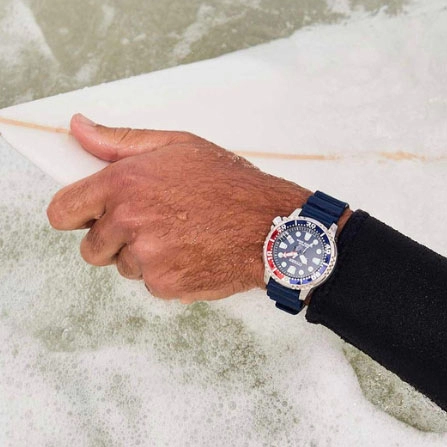 ΡΟΛΟΙ CITIZEN  BN0168-06L CITIZEN Promaster Eco-Drive Divers Blue Polyurethane Strap