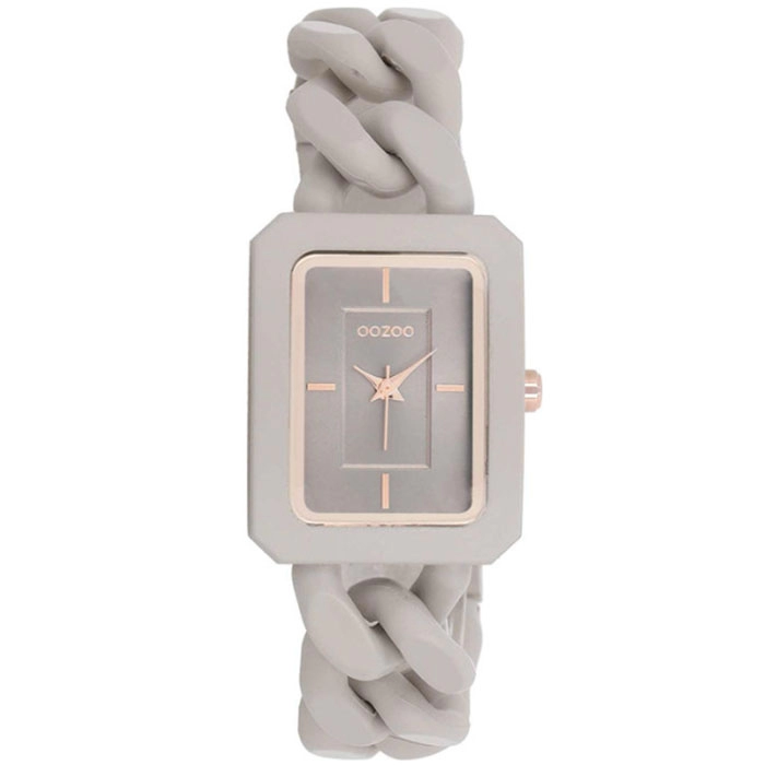 ΡΟΛΟΙ OOZOO  C11275 OOZOO Timepieces Grey Plastic Bracelet