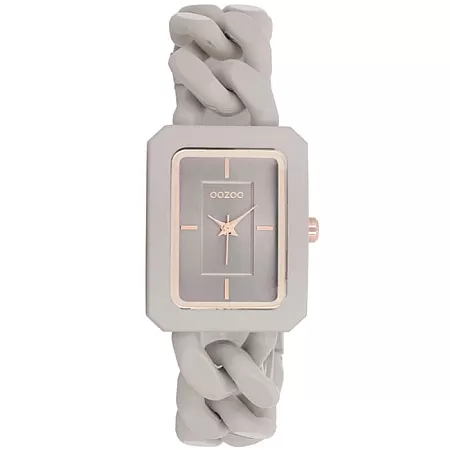 ΡΟΛΟΙ OOZOO  C11275 OOZOO Timepieces Grey Plastic Bracelet