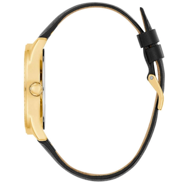 ΡΟΛΟΙ GUESS GW0608L2 GUESS G Gloss Crystals Black Leather Strap