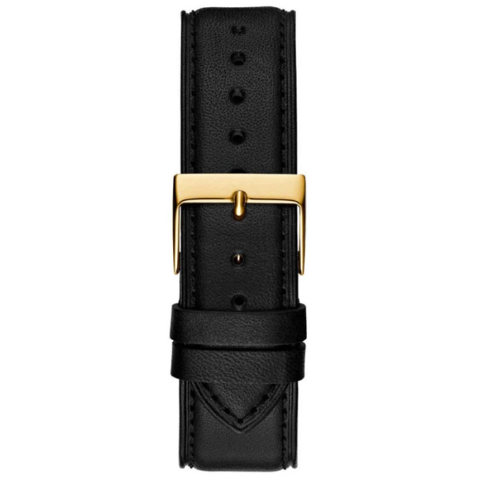 ΡΟΛΟΙ GUESS GW0628G2 GUESS Crescent Black Leather Strap
