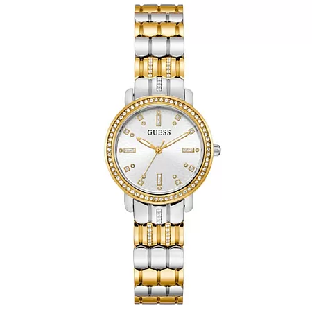 ΡΟΛΟΙ GUESS GW0612L2 GUESS Hayley Crystals Two Tone Stainless Steel Bracelet