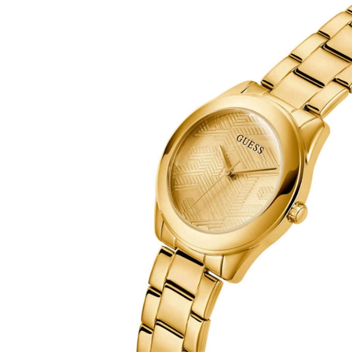 ΡΟΛΟΙ GUESS GW0606L2 GUESS Cubed Gold Stainless Steel Bracelet