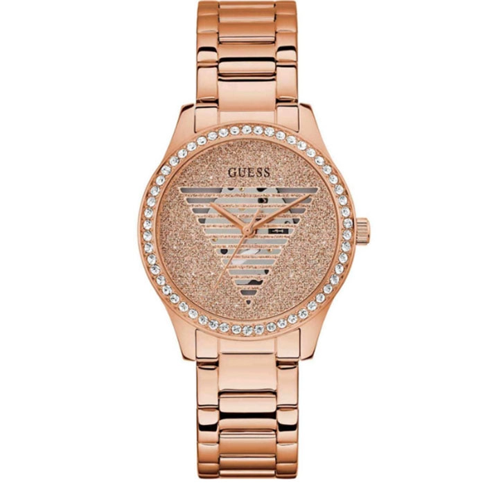 ΡΟΛΟΙ GUESS GW0605L3 GUESS Lady Idol Crystals Rose Gold Stainless Steel Bracelet