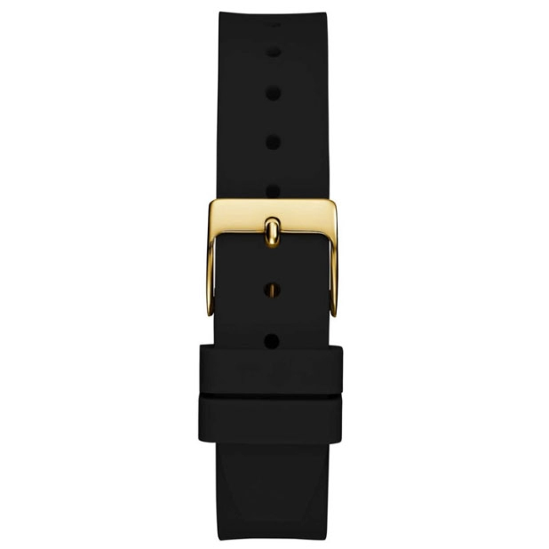 ΡΟΛΟΙ GUESS GW0658L1 GUESS Eve Crystals Black Rubber Strap