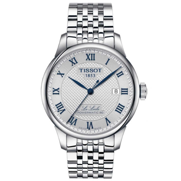 ΡΟΛΟΙ TISSOT  T0064071103303 TISSOT T-Classic Le Locle 20th Anniversary Automatic Silver Stainless Steel Bracelet Gift Set