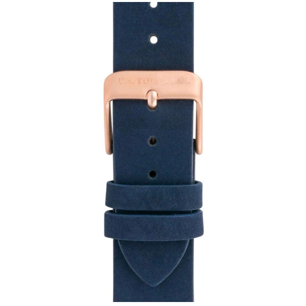ΡΟΛΟΙ U.S. POLO  USP7156BL U.S.POLO Jackson Blue Leather Strap