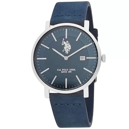 ΡΟΛΟΙ U.S. POLO  USP7154ST U.S.POLO Jackson Blue Leather Strap
