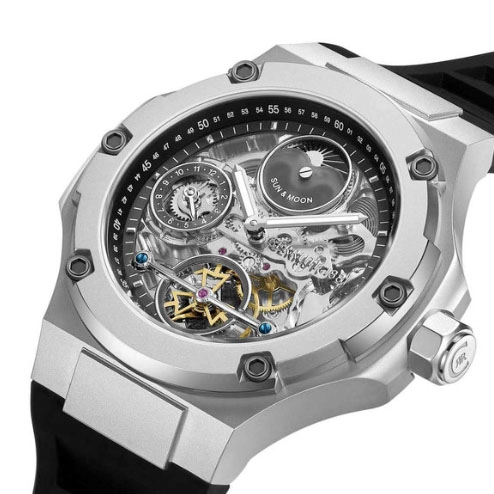 ΡΟΛΟΙ CERRUTI  CIWGR0023002 CERRUTI Lucardo Automatic Black Silicone Strap