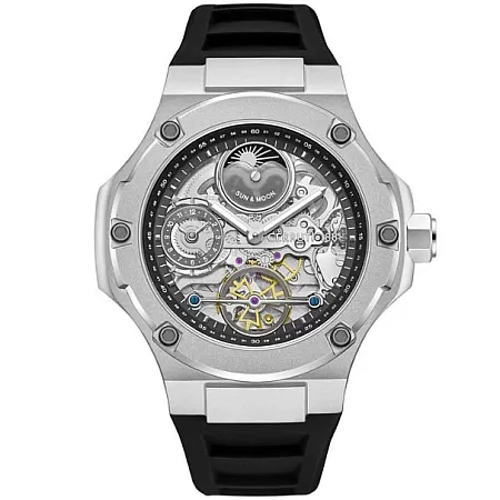 ΡΟΛΟΙ CERRUTI  CIWGR0023002 CERRUTI Lucardo Automatic Black Silicone Strap