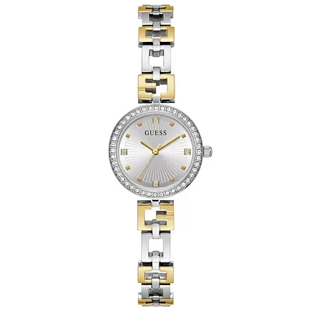 ΡΟΛΟΙ GUESS GW0656L1 GUESS Lady G Crystals Two Tone Stainless Steel Bracelet