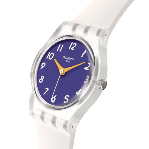 ΡΟΛΟΙ SWATCH  LE108 SWATCH Essentials The Gold Within You White Silicone Strap