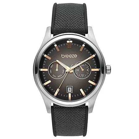 ΡΟΛΟΙ BREEZE 112452.1 BREEZE Standout Black Combined Materials Strap