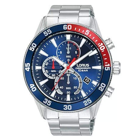 ΡΟΛΟΙ LORUS  RM325JX9 LORUS Sport Silver Stainless Steel Chronograph