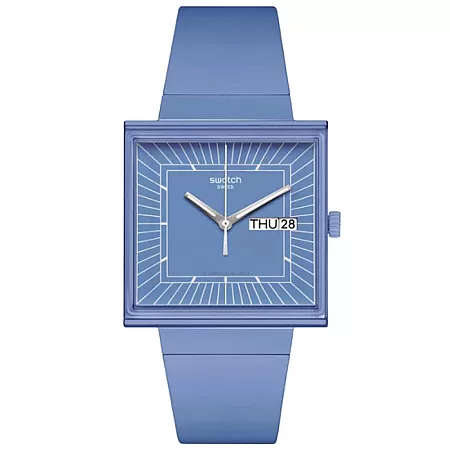 ΡΟΛΟΙ SWATCH  SO34S700 SWATCH What If… Sky? Blue Biosourced Strap
