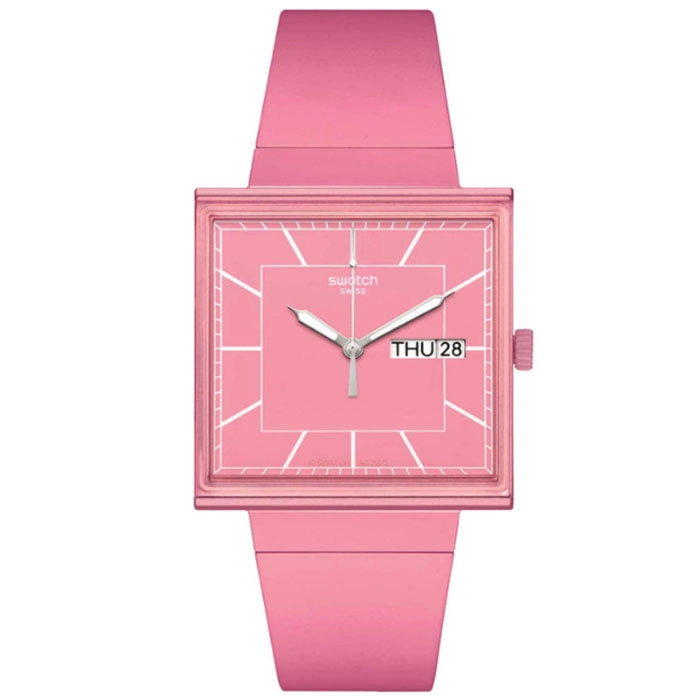 ΡΟΛΟΙ SWATCH  SO34P700 SWATCH What If… Rose? Pink Biosourced Strap