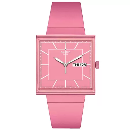 ΡΟΛΟΙ SWATCH  SO34P700 SWATCH What If… Rose? Pink Biosourced Strap