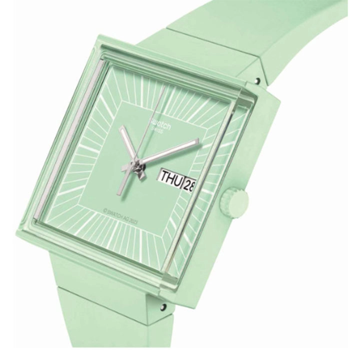 ΡΟΛΟΙ SWATCH  SO34G701 SWATCH What If… Mint? Green Biosourced Strap