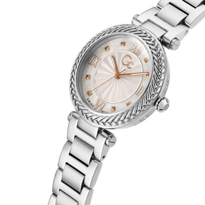 ΡΟΛΟΙ GUESS COLLECTION Z41003L1MF GUESS Collection Tiara Silver Stainless Steel Bracelet