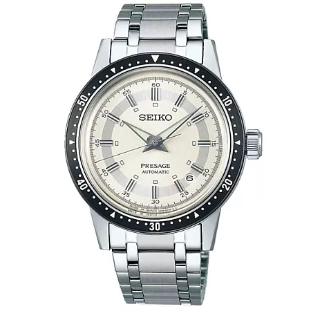 ΡΟΛΟΙ SEIKO SRPK61J1 SEIKO Presage Style 60s Automatic Crown Chronograph 60th Anniversary Limited Edition