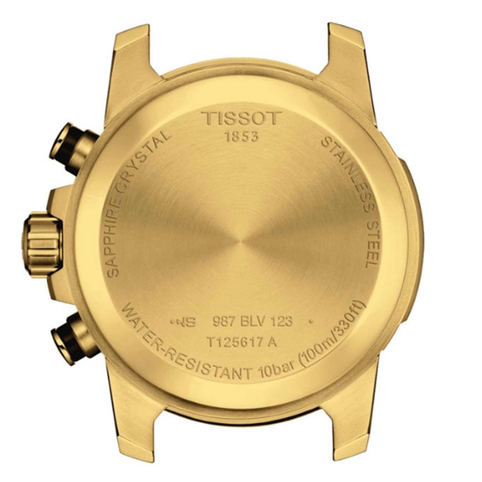 ΡΟΛΟΙ TISSOT  T1256173305101 TISSOT T-Sport Supersport Chronograph Gold Stainless Steel Bracelet