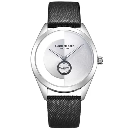 Ρολόι KENNETH COLE  KCWLA2223103 KENNETH COLE Black Leather Strap