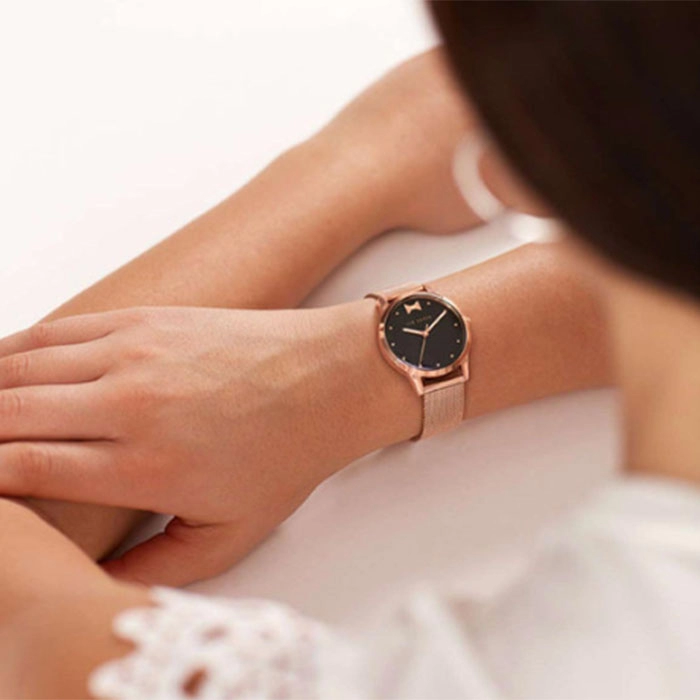 ΡΟΛΟΙ TED BAKER BKPFZS121 TED BAKER Fitzrovia Rose Gold Stainless Steel Bracelet